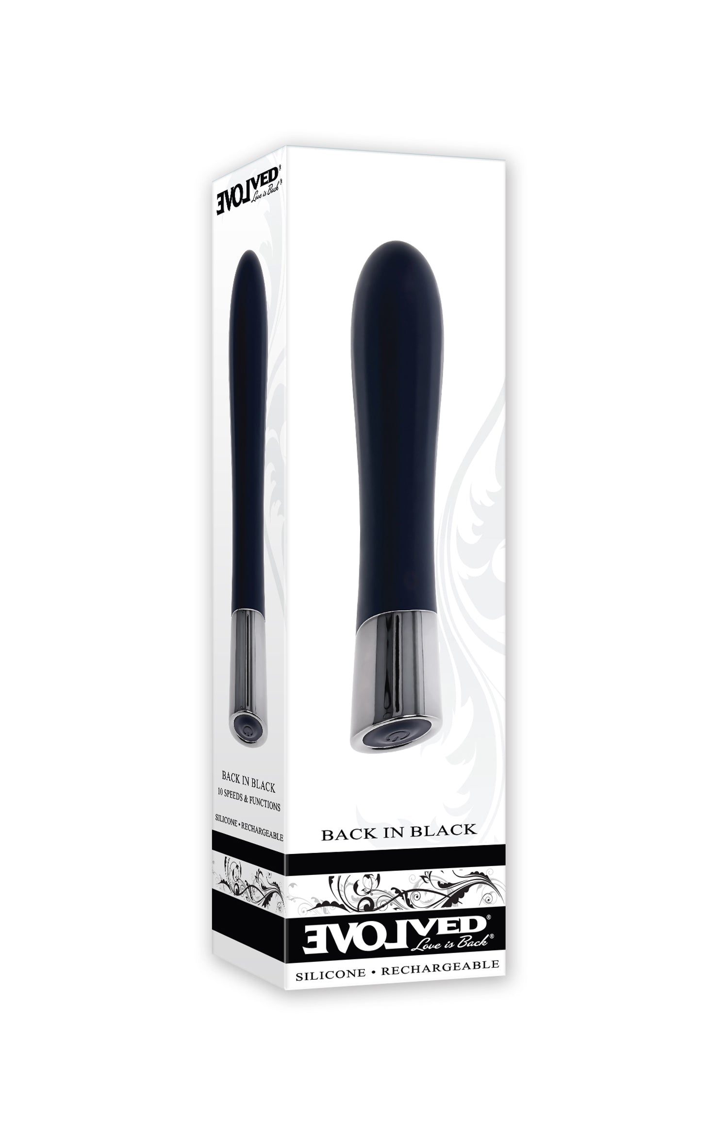 Back in Black Vibrator | 844477024974 | Available at EroticWarehouse.com