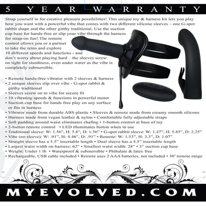 Heavenly Harness - Black | 844477018478 | Available at EroticWarehouse.com