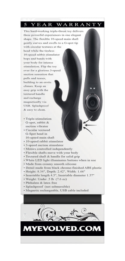 Rabbit Hole - Black | 844477018805 | Available at EroticWarehouse.com