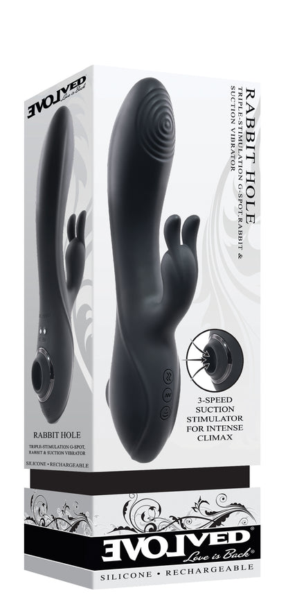 Rabbit Hole - Black | 844477018805 | Available at EroticWarehouse.com