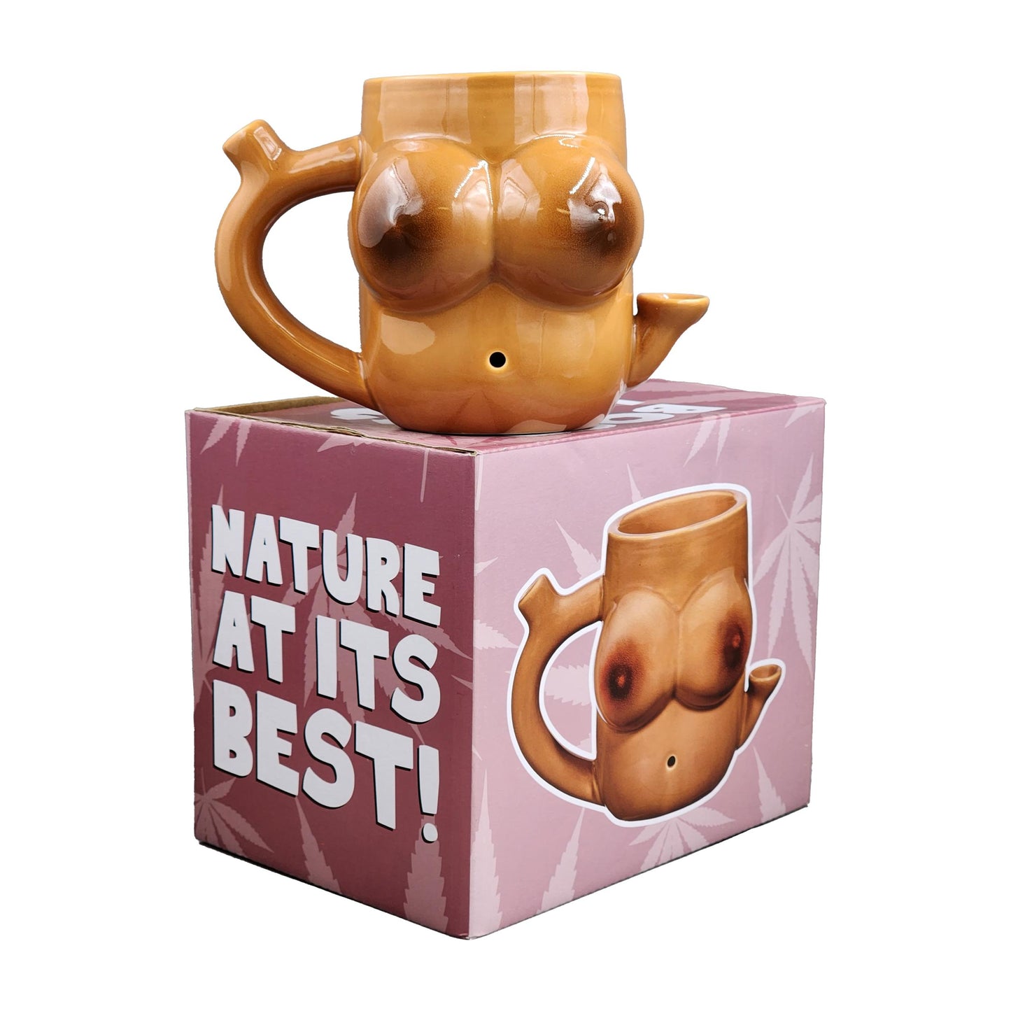 Boob Pipe Mug - People of Color | 638054825548 | Available at EroticWarehouse.com