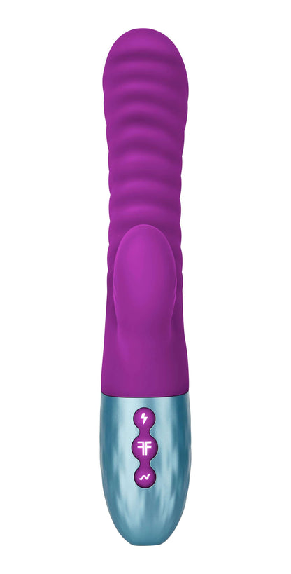 Delola Liquid Silicone Rabbit - Purple | 663546902919 | Available at EroticWarehouse.com