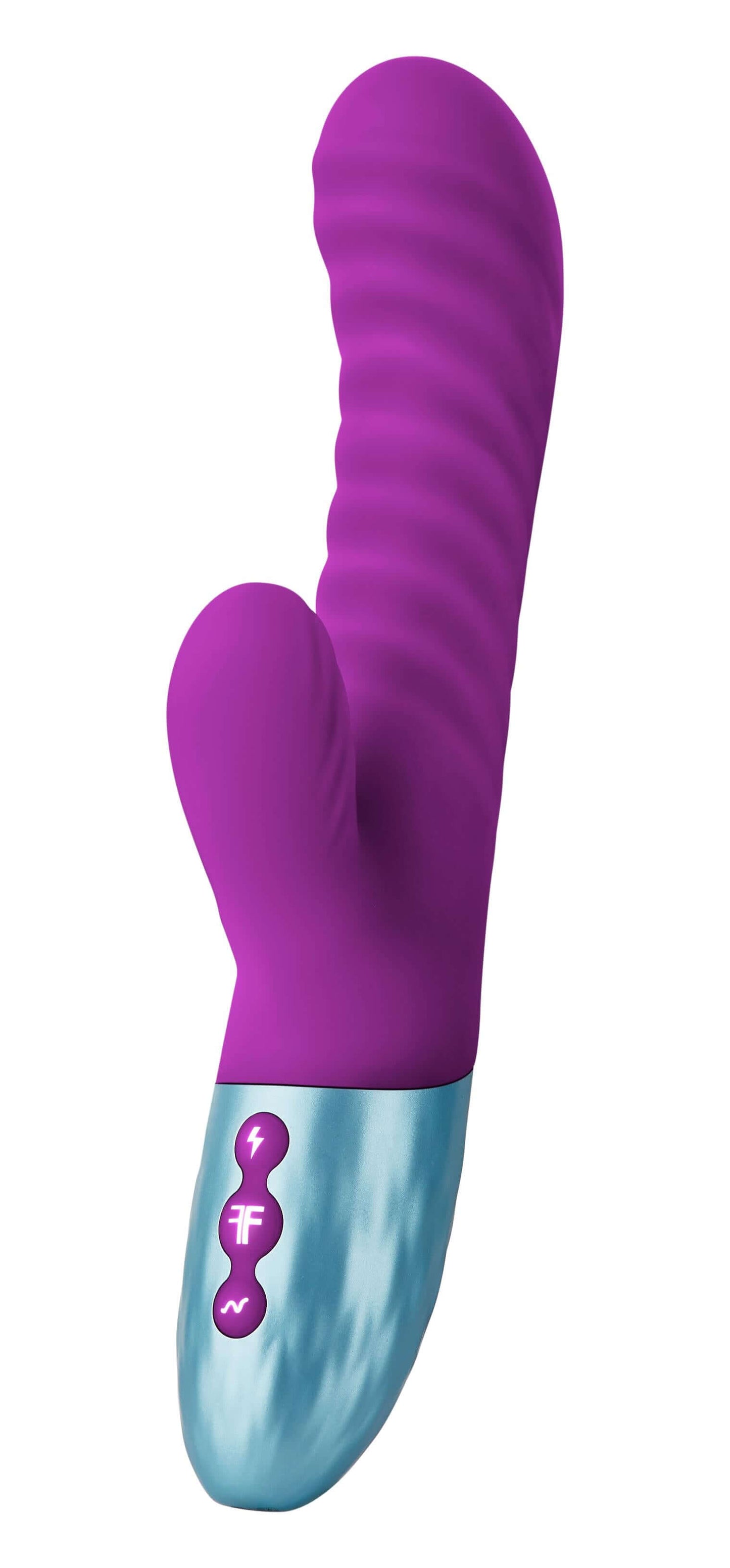Delola Liquid Silicone Rabbit - Purple | 663546902919 | Available at EroticWarehouse.com