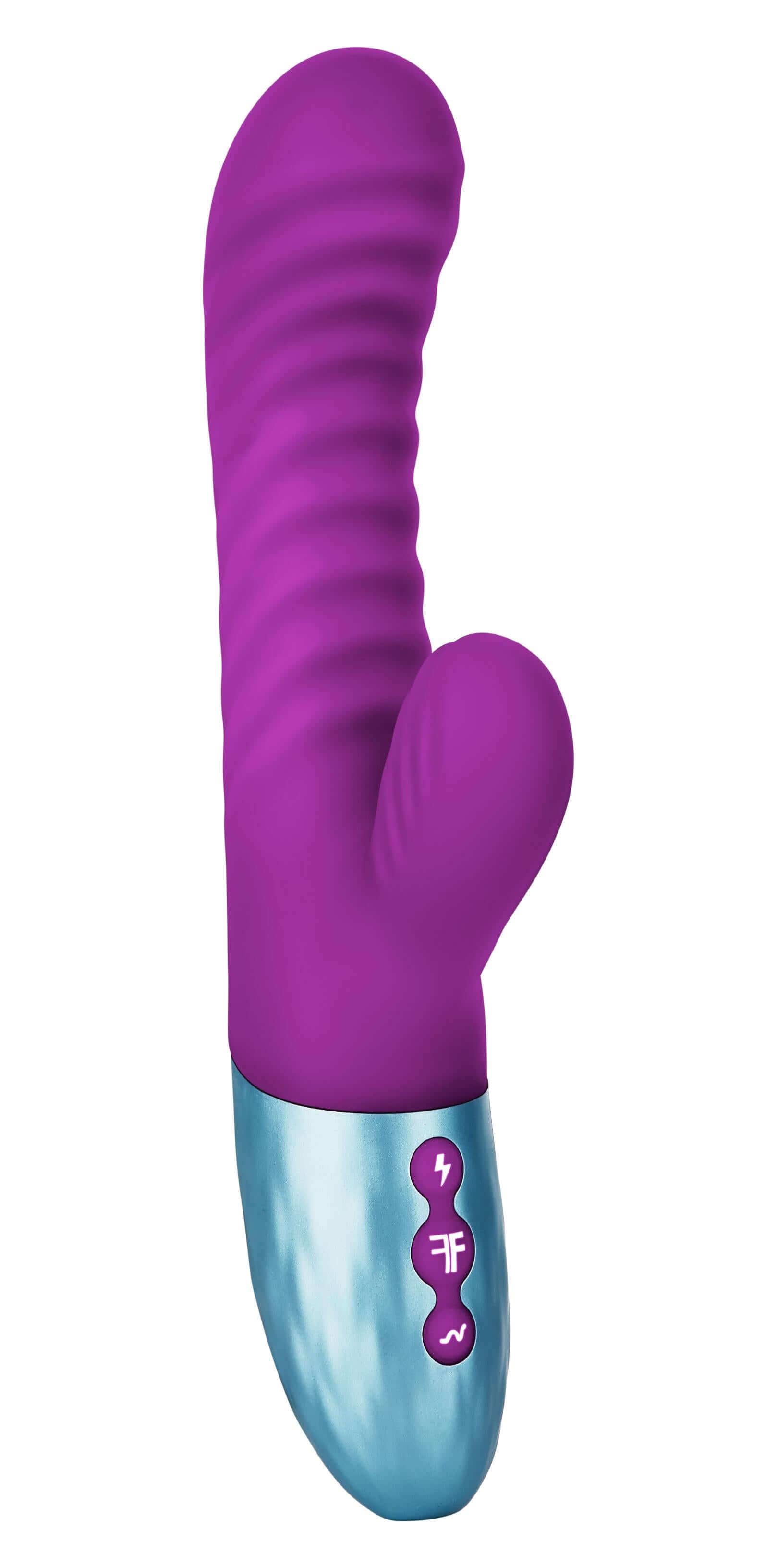 Delola Liquid Silicone Rabbit - Purple | 663546902919 | Available at EroticWarehouse.com