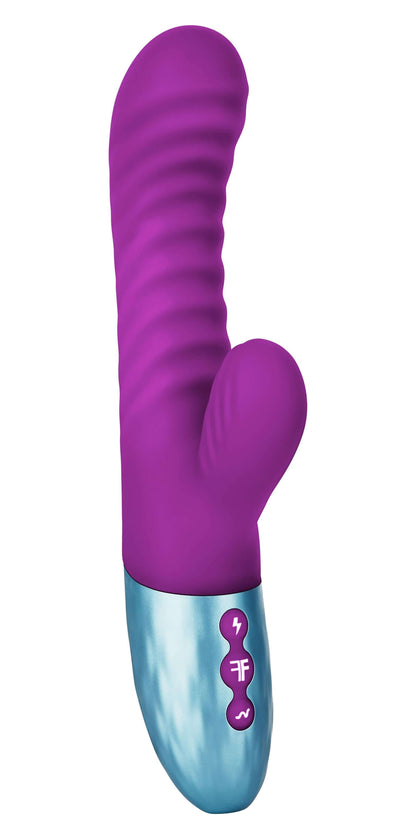 Delola Liquid Silicone Rabbit - Purple | 663546902919 | Available at EroticWarehouse.com