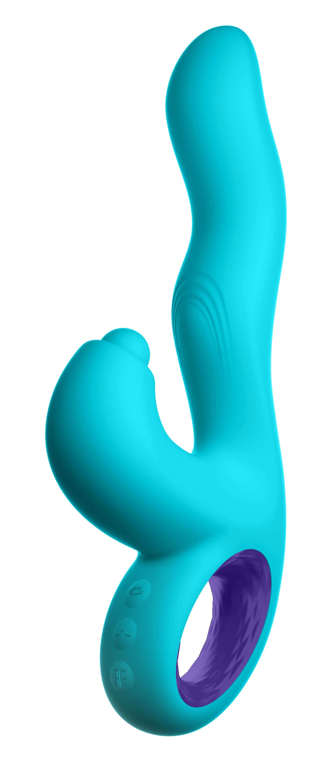 Klio Triple Action Thumping Rabbit Vibrator - Turquoise | 663546906344 | Available at EroticWarehouse.com