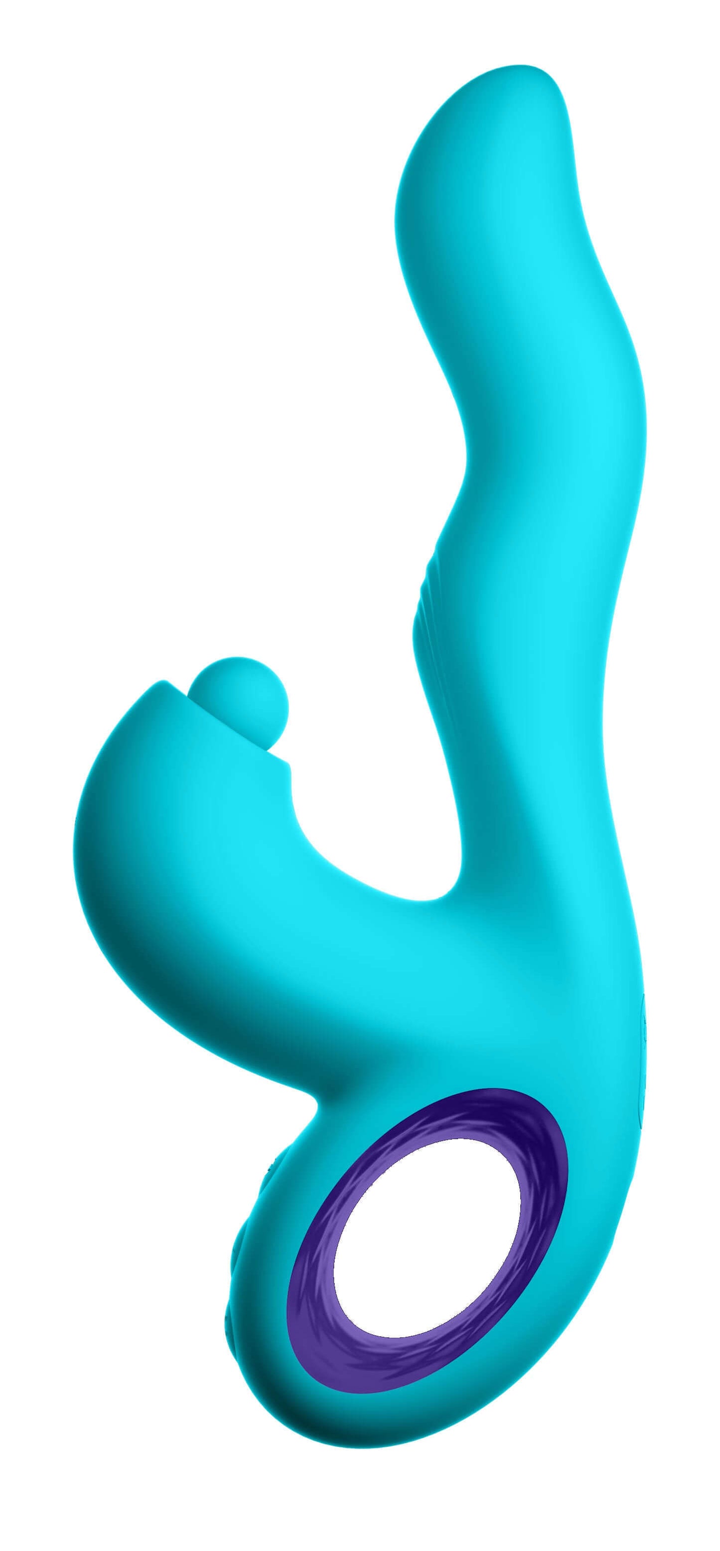 Klio Triple Action Thumping Rabbit Vibrator - Turquoise | 663546906344 | Available at EroticWarehouse.com