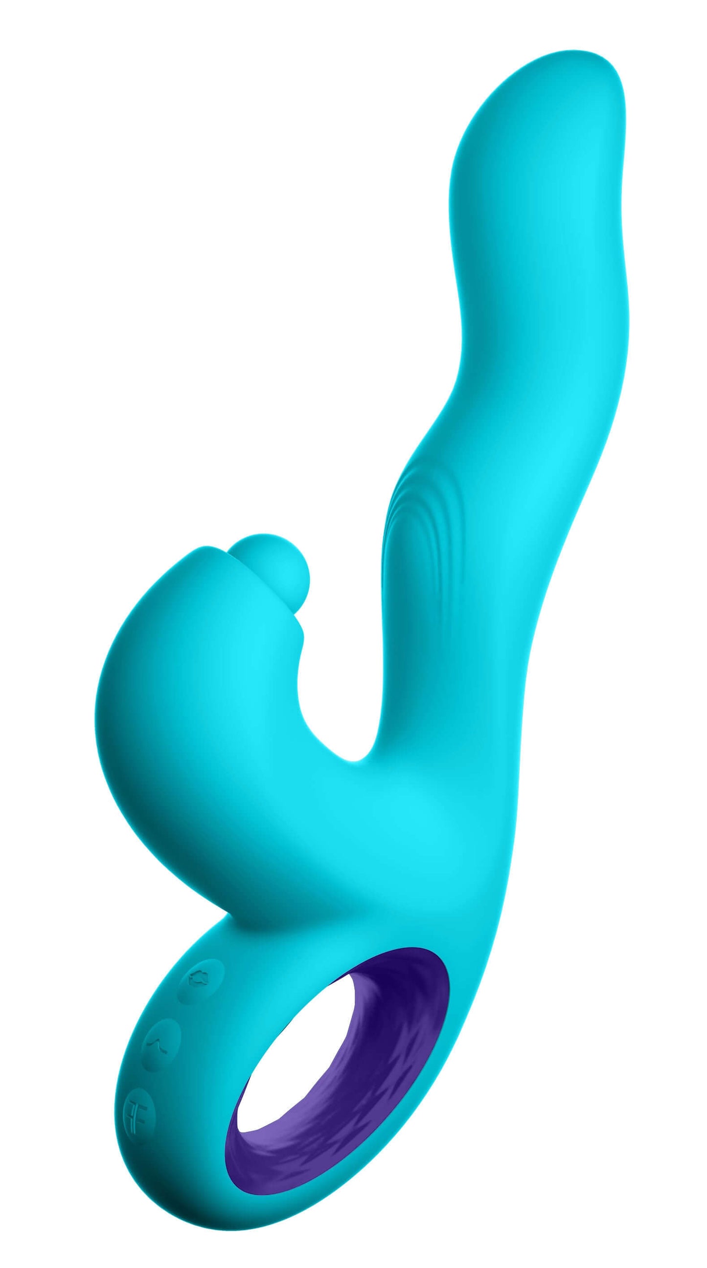 Klio Triple Action Thumping Rabbit Vibrator - Turquoise | 663546906344 | Available at EroticWarehouse.com