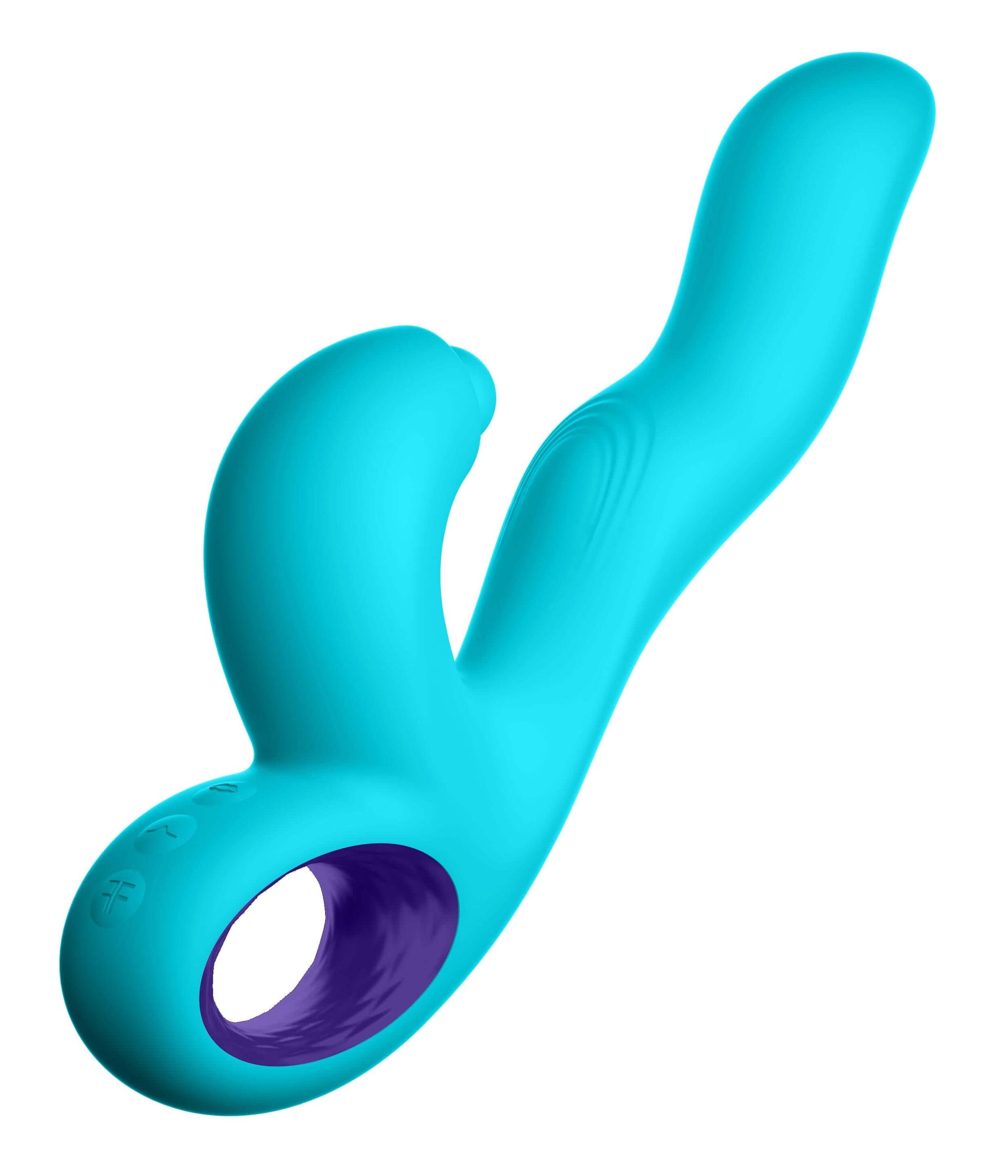 Klio Triple Action Thumping Rabbit Vibrator - Turquoise | 663546906344 | Available at EroticWarehouse.com