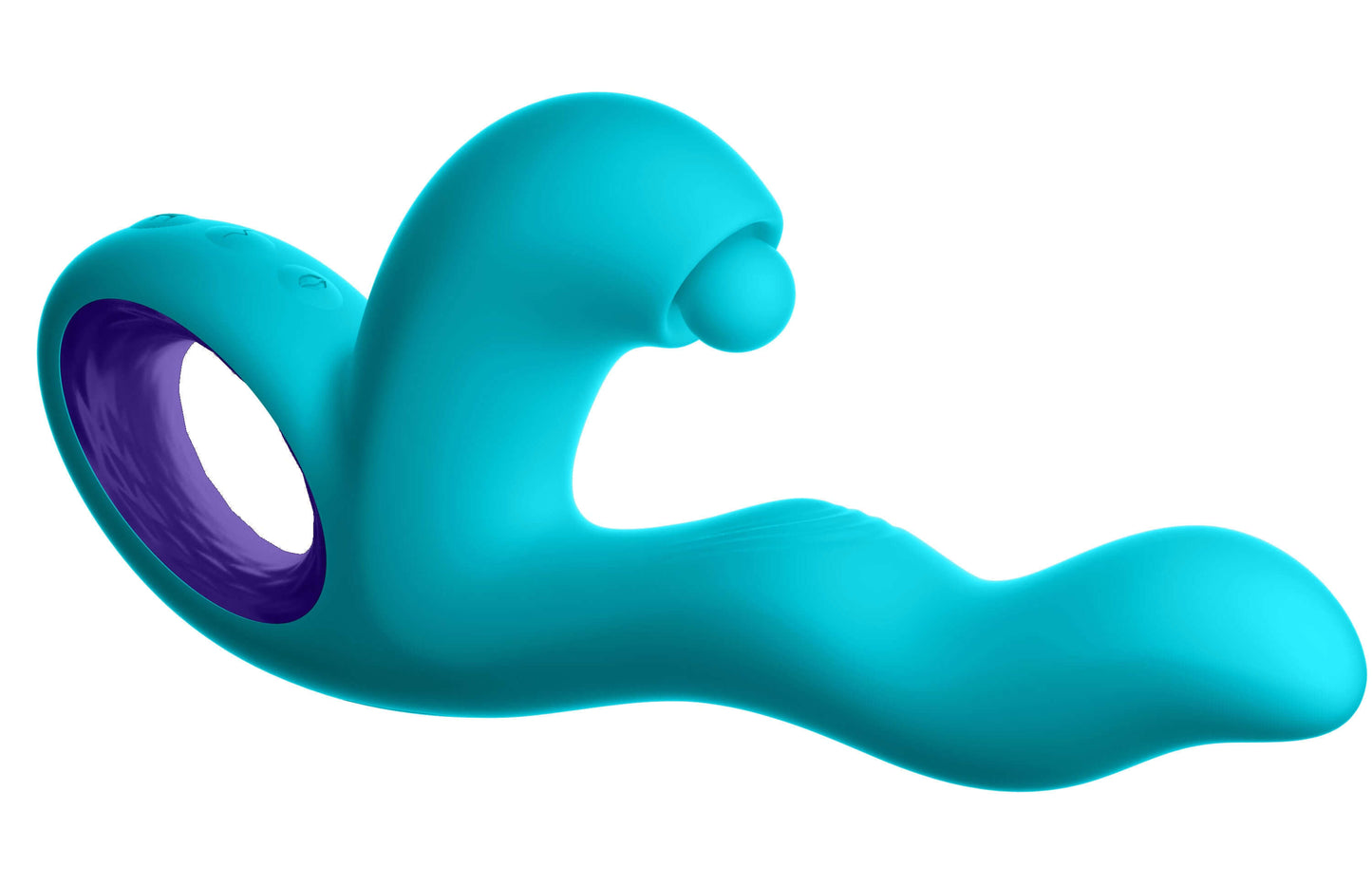 Klio Triple Action Thumping Rabbit Vibrator - Turquoise | 663546906344 | Available at EroticWarehouse.com