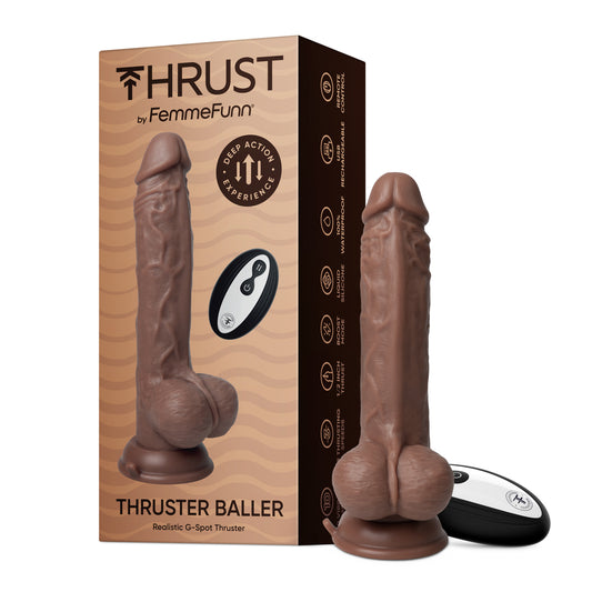 Thruster Baller - Brown | 810119281500 | Available at EroticWarehouse.com