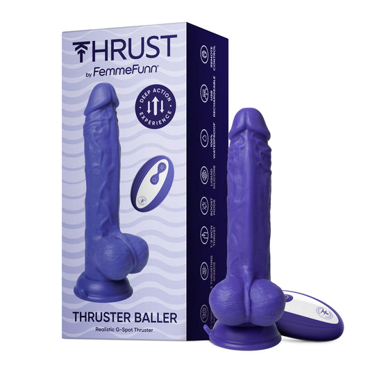 Thruster Baller - Purple | 810119281517 | Available at EroticWarehouse.com