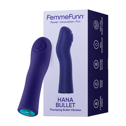 Hana Bullet Thumping Vibrator - Purple | 810119283191 | Available at EroticWarehouse.com