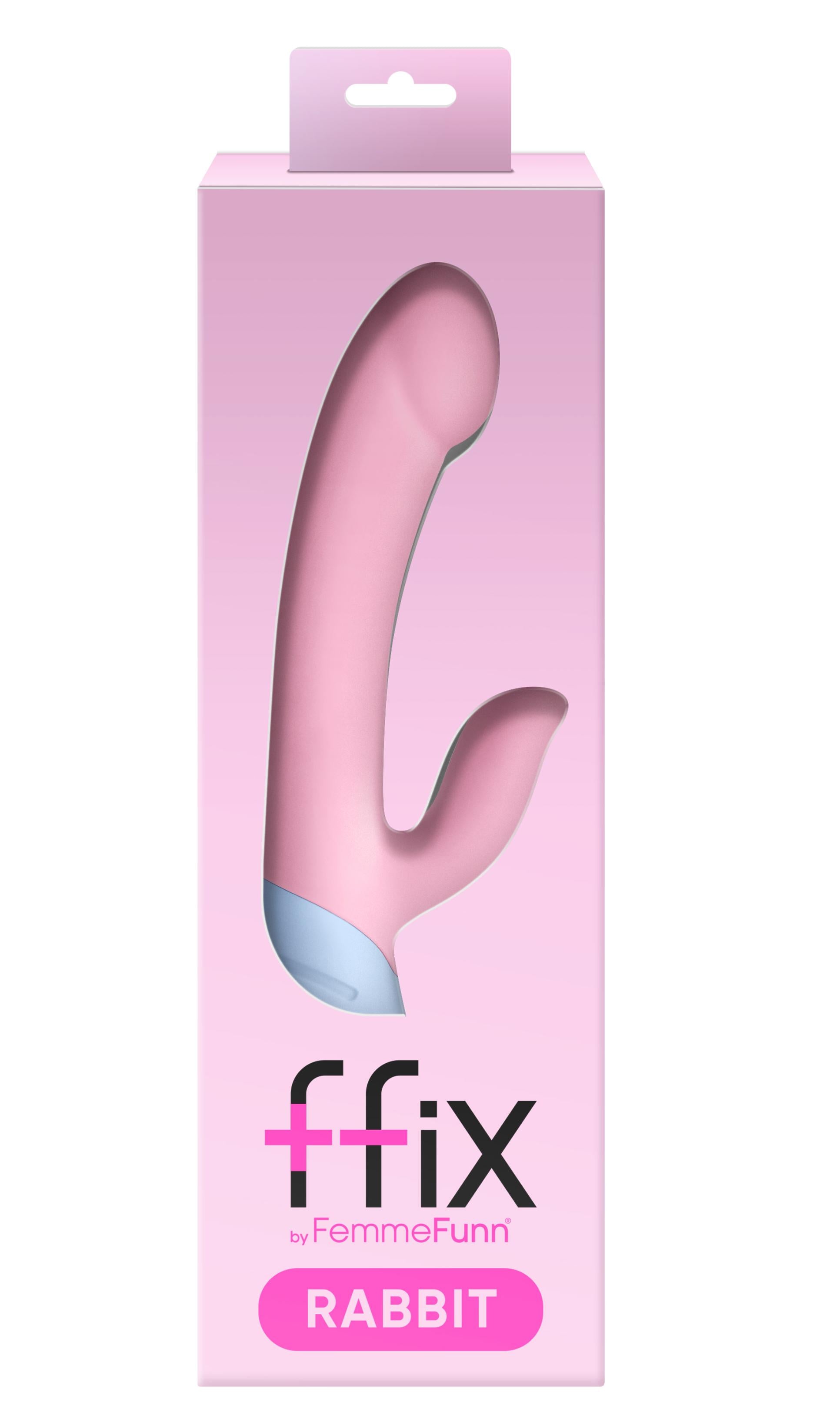 Ffix Rabbit - Light Pink | 663546903749 | Available at EroticWarehouse.com