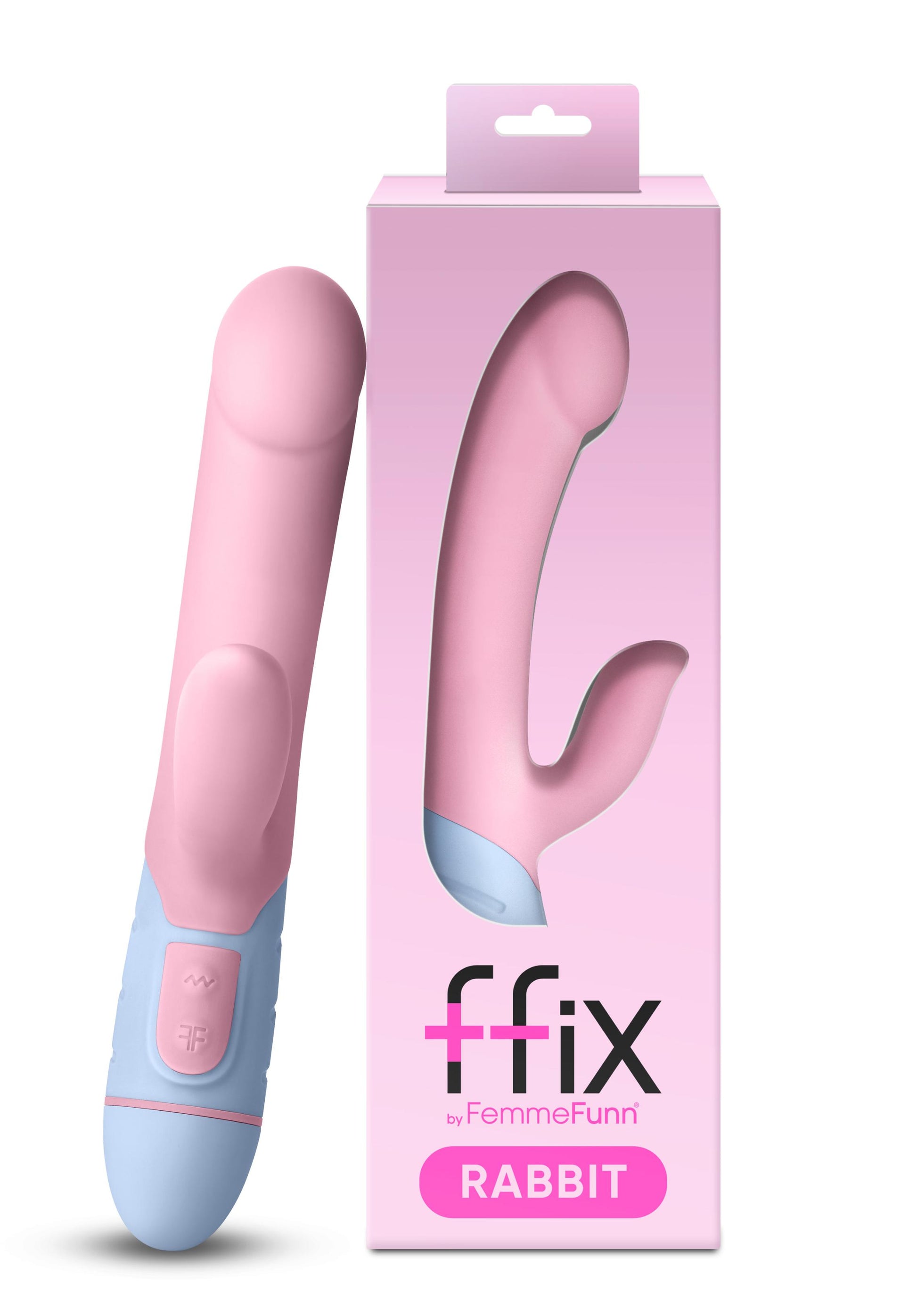 Ffix Rabbit - Light Pink | 663546903749 | Available at EroticWarehouse.com