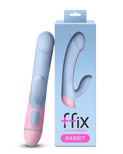 Ffix Rabbit - Light Blue | 663546903756 | Available at EroticWarehouse.com