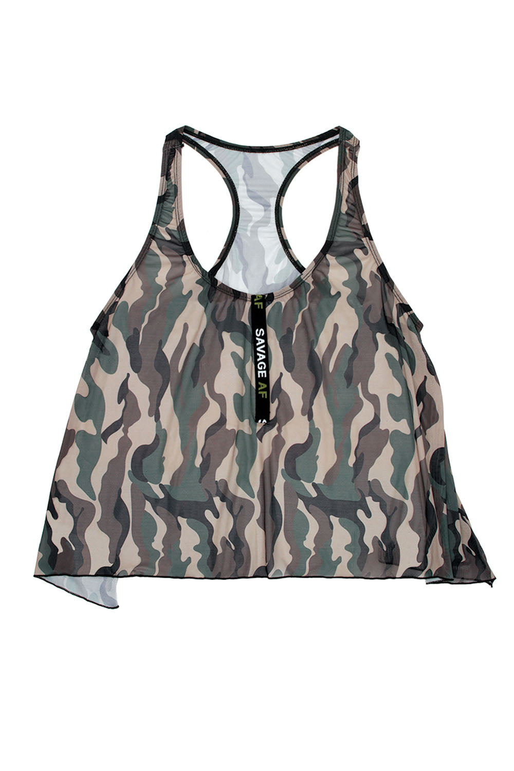 Savage Af Swing Top - Forest Camo - S/m | 811432027820 | Available at EroticWarehouse.com