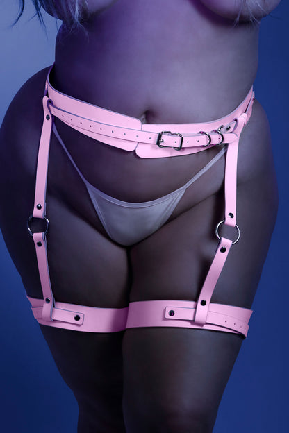 Leg Harness - One Size - Light Pink | 657447305382 | Available at EroticWarehouse.com