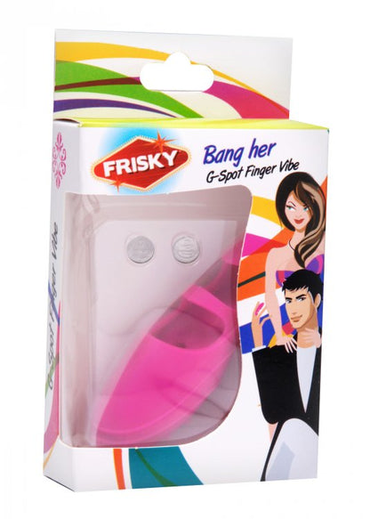 Bang Her Silicone G-Spot Finger Vibe Pink | 848518014511 | Available at EroticWarehouse.com