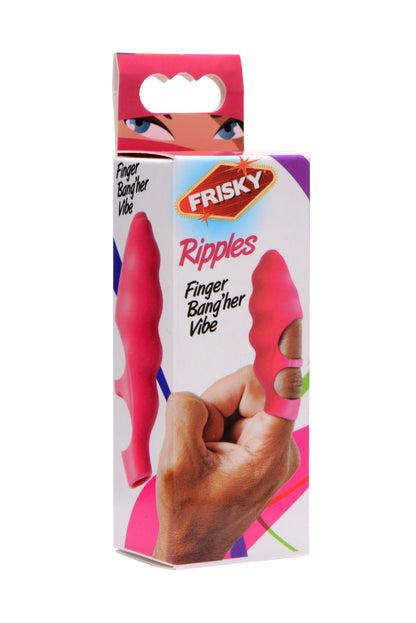 Ripples Finger Bang-Her Vibe - Pink | 848518021335 | Available at EroticWarehouse.com