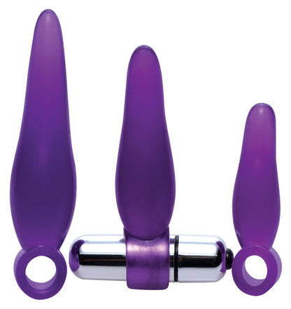 Fanny Fiddlers 3 Piece Finger Rimmer Set With Vibrating Bullet | 848518023247 | Available at EroticWarehouse.com