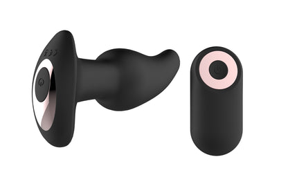 Gender Fluid Twirler Anal Vibe - Black | 812024034301 | Available at EroticWarehouse.com