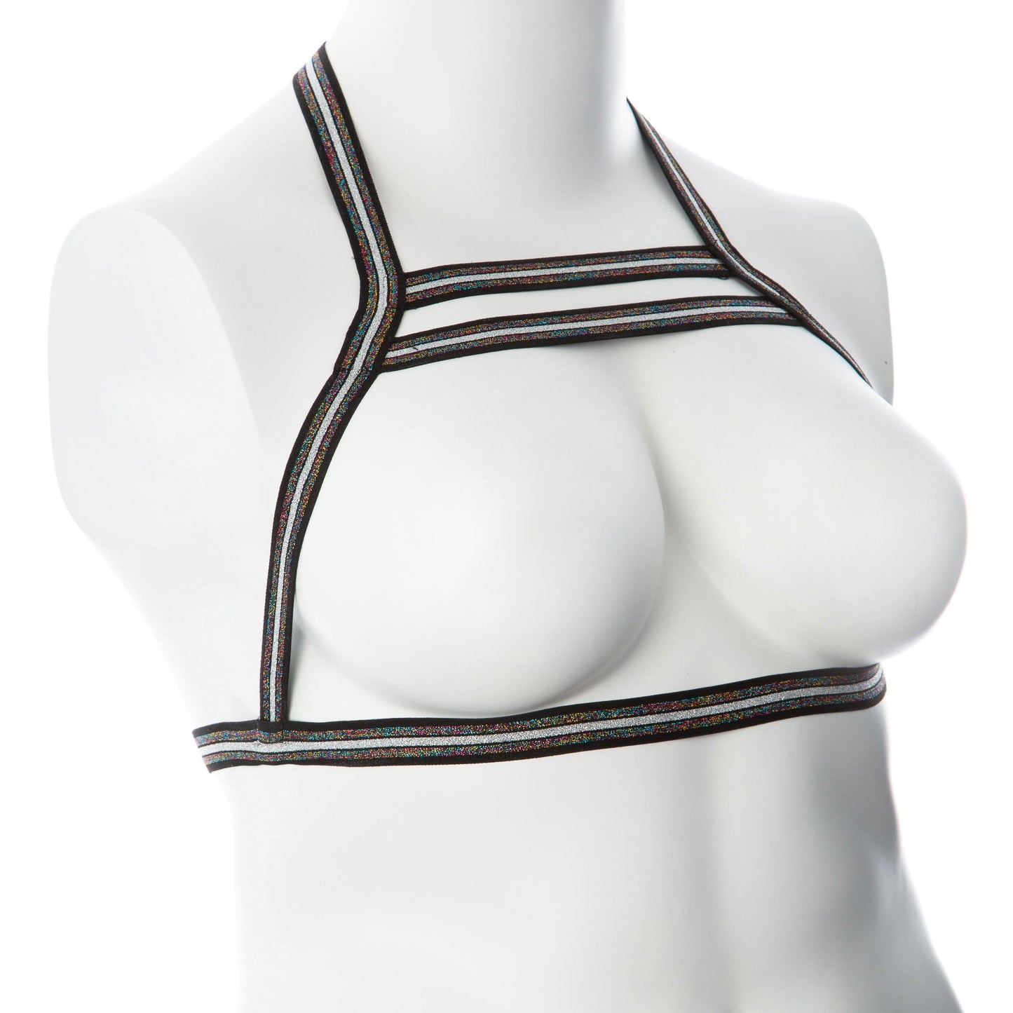 Gender Fluid Silver Lining Harness - Large/xxlarge - Multi-Color | 812024033847 | Available at EroticWarehouse.com