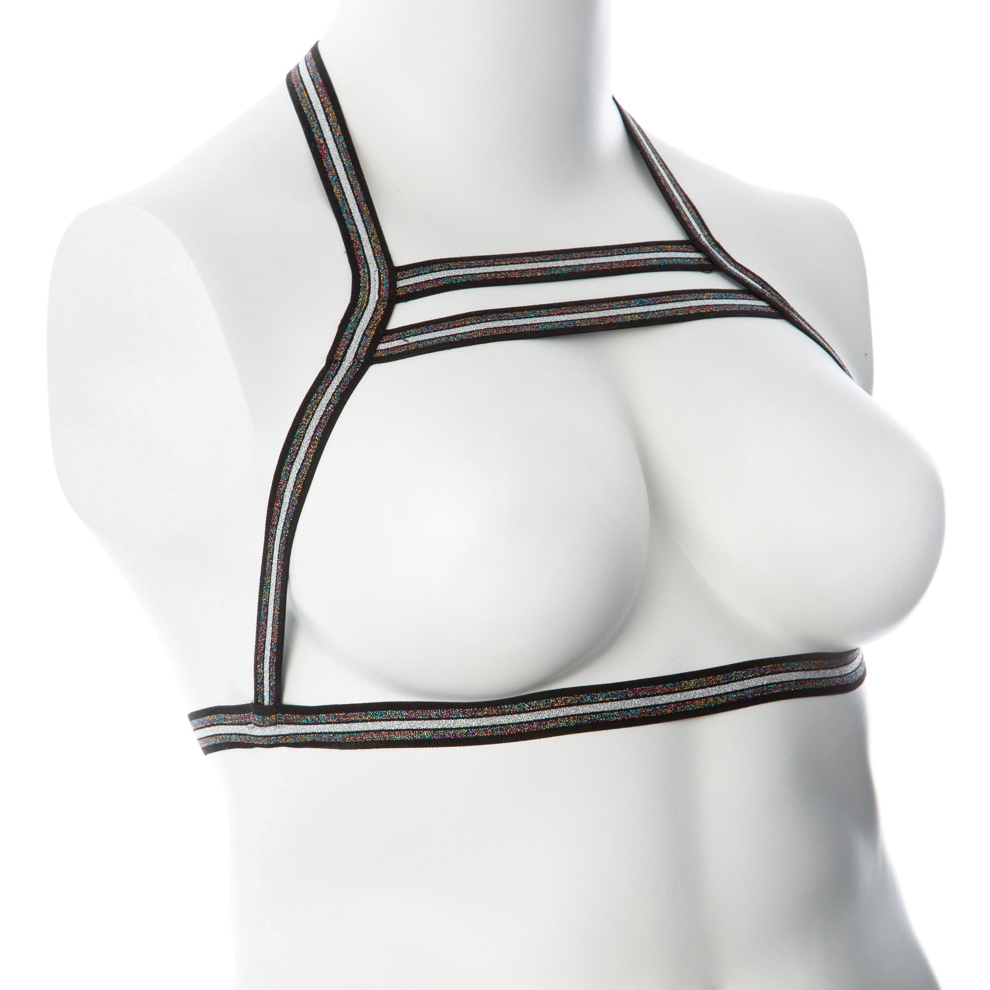 Gender Fluid Silver Lining Harness - Large/xxlarge - Multi-Color | 812024033847 | Available at EroticWarehouse.com