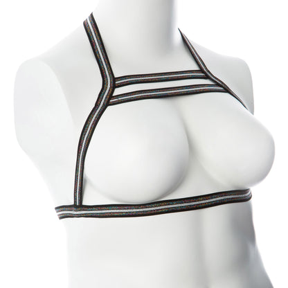 Gender Fluid Silver Lining Harness - Large/xxlarge - Multi-Color | 812024033847 | Available at EroticWarehouse.com