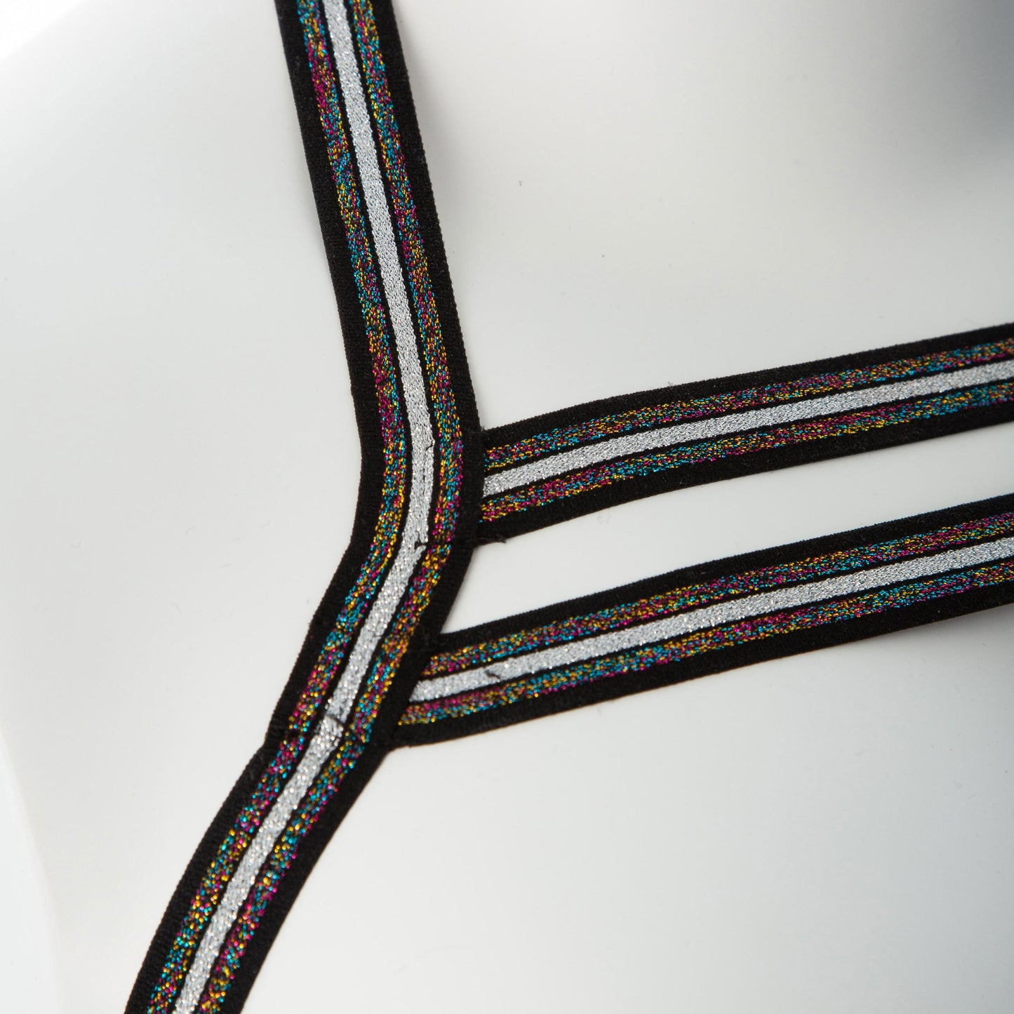 Gender Fluid Silver Lining Harness - Large/xxlarge - Multi-Color | 812024033847 | Available at EroticWarehouse.com