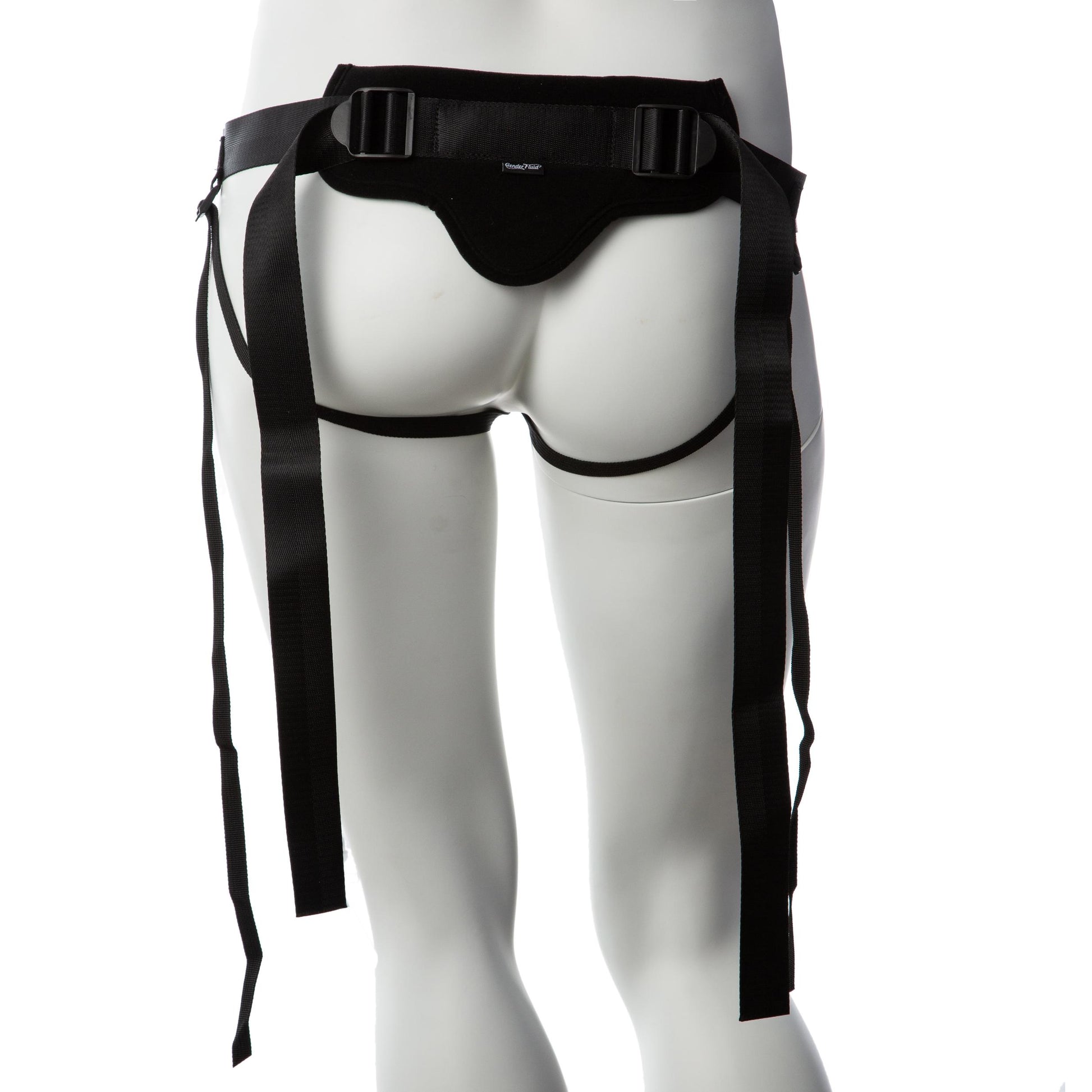Gender Fluid Skylar Strap-on Harness - Black | 812024033854 | Available at EroticWarehouse.com