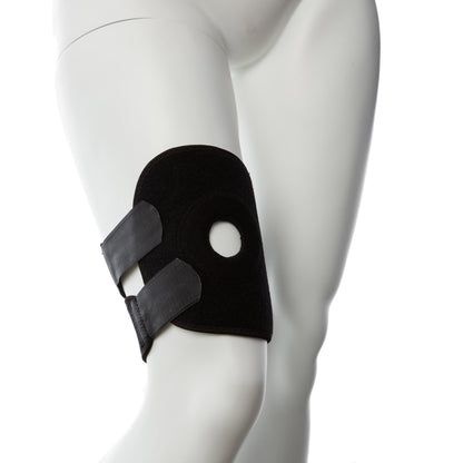 Gender Fluid Thigh Rider Strap-on Harness - Small- Large - Black | 812024033861 | Available at EroticWarehouse.com