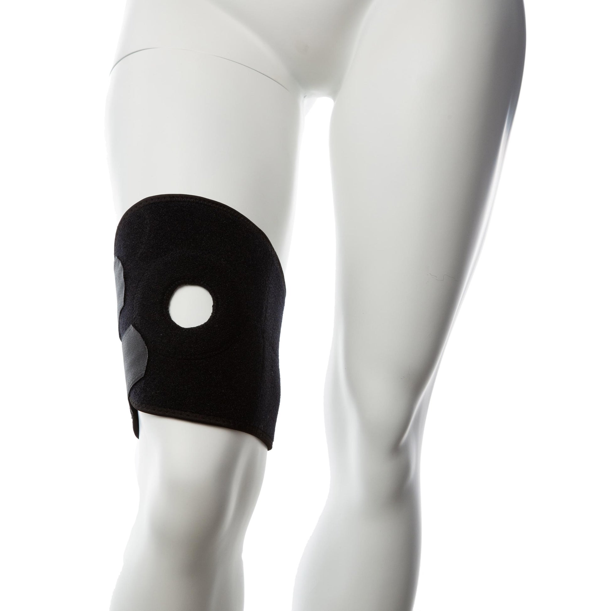 Gender Fluid Thigh Rider Strap-on Harness - Small- Large - Black | 812024033861 | Available at EroticWarehouse.com