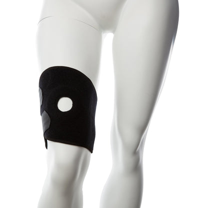 Gender Fluid Thigh Rider Strap-on Harness - Small- Large - Black | 812024033861 | Available at EroticWarehouse.com
