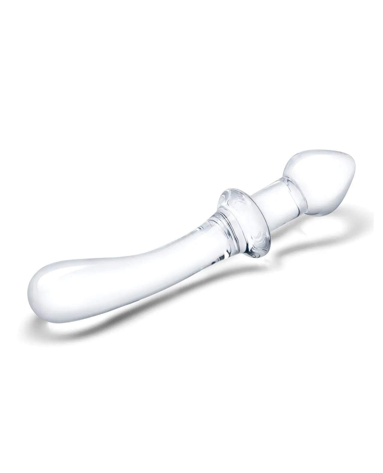9 Inch Classic Curved Dual-Ended Dildo - Clear | 4890808264904 | Available at EroticWarehouse.com