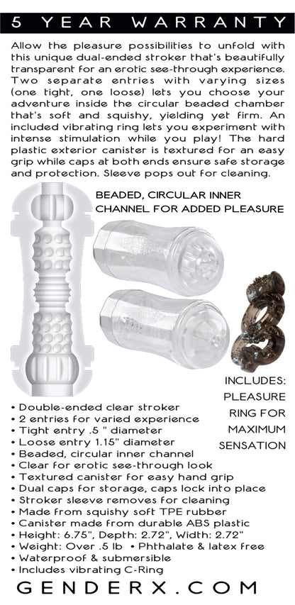 Double Fantasy - Clear | 844477020020 | Available at EroticWarehouse.com