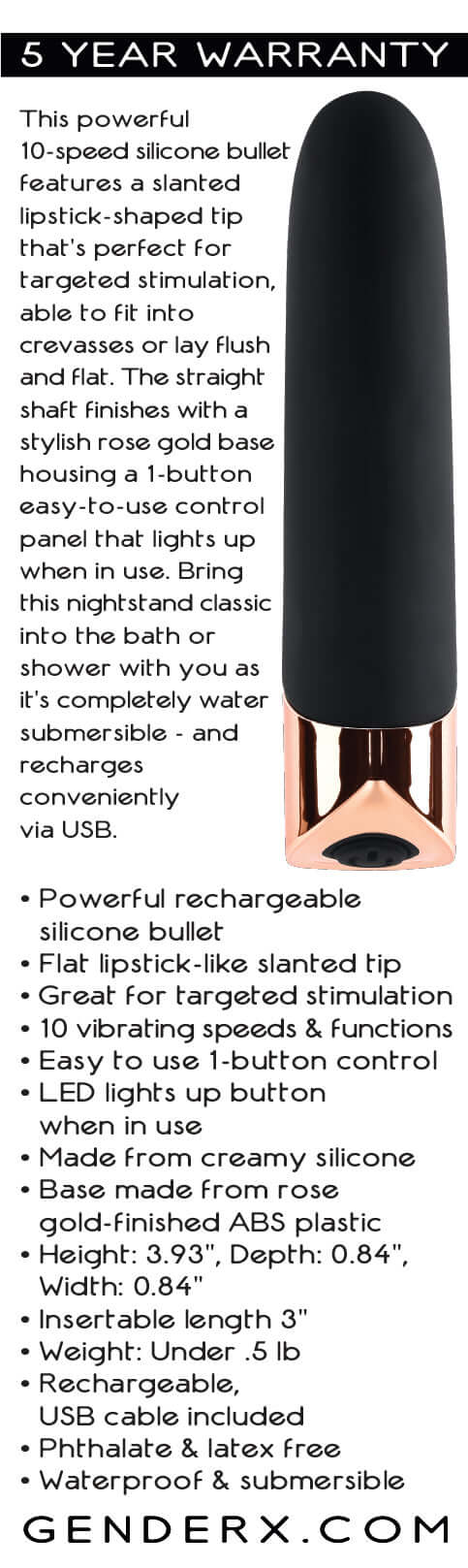 The Gold Standard - Black | 844477021072 | Available at EroticWarehouse.com