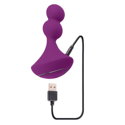 Ball Game Rotating Butt Plug - Purple | 844477021737 | Available at EroticWarehouse.com