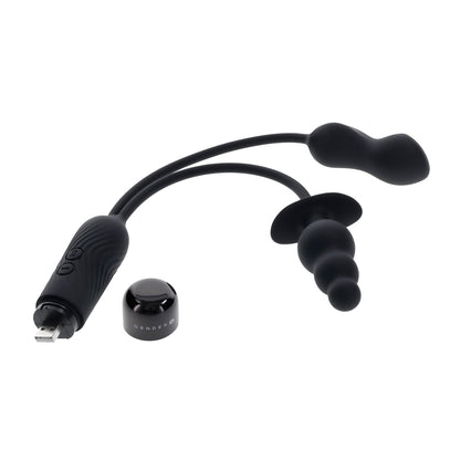Double My Pleasure - Black | 844477023113 | Available at EroticWarehouse.com
