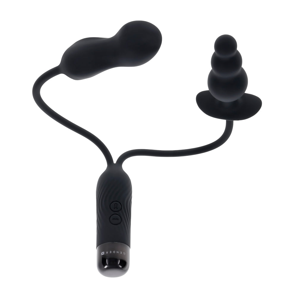 Double My Pleasure - Black | 844477023113 | Available at EroticWarehouse.com