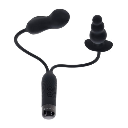Double My Pleasure - Black | 844477023113 | Available at EroticWarehouse.com