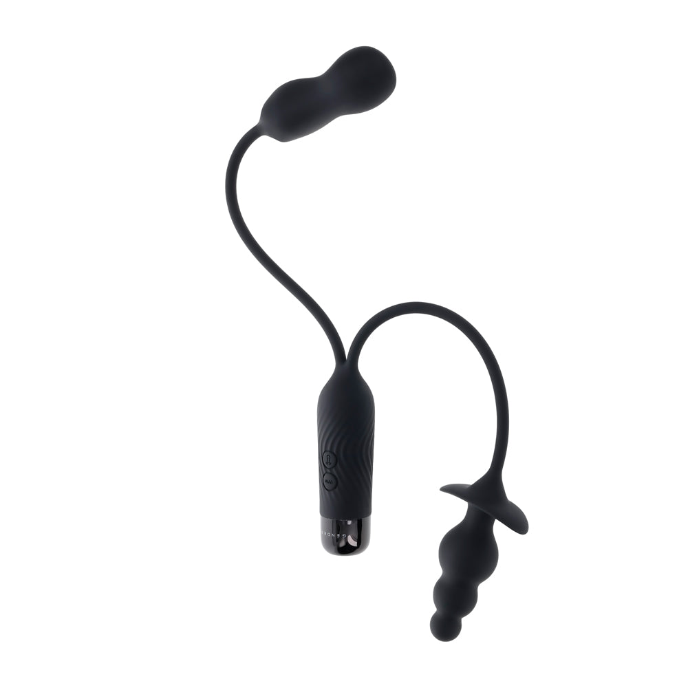 Double My Pleasure - Black | 844477023113 | Available at EroticWarehouse.com