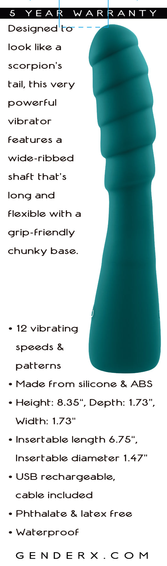 Scorpion - Green | 844477023793 | Available at EroticWarehouse.com