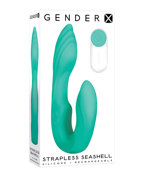 Strapless Seashell - Teal | 844477015569 | Available at EroticWarehouse.com