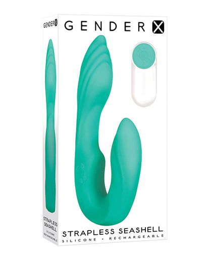 Strapless Seashell - Teal | 844477015569 | Available at EroticWarehouse.com