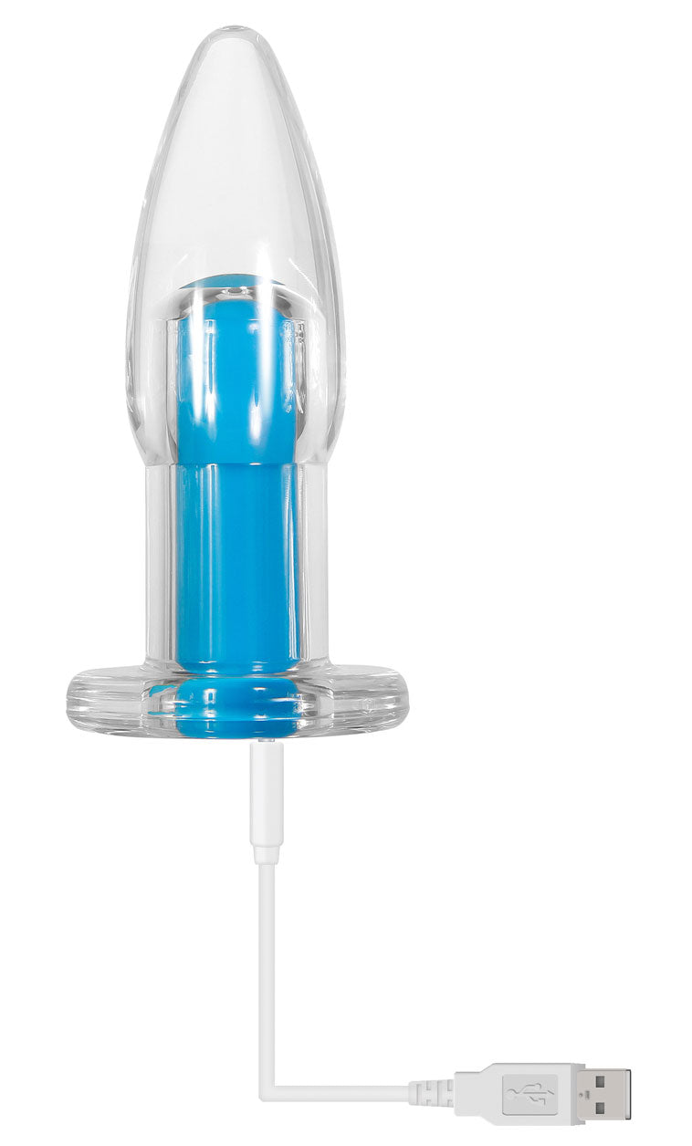 Gender X Electric Blue Butt Plug | 844477019161 | Available at EroticWarehouse.com