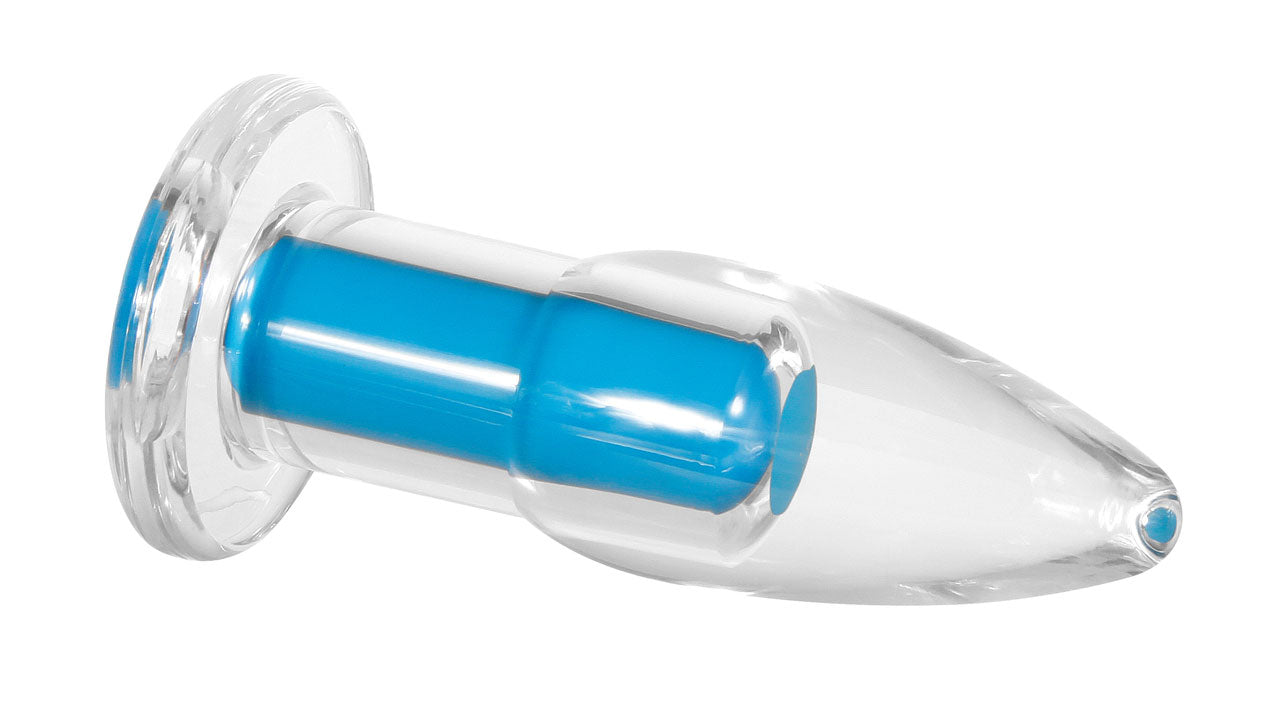 Gender X Electric Blue Butt Plug | 844477019161 | Available at EroticWarehouse.com