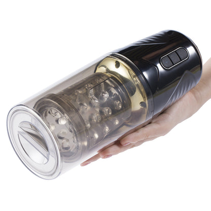 Gale - Rotating and Thrusting Male Masturbator - Black | 794568044544 | Available at EroticWarehouse.com