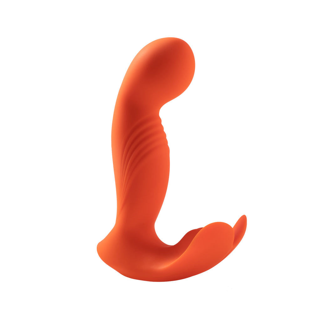 Crave 3 - G-Spot and Clit Vibrator - Orange | 710022363402 | Available at EroticWarehouse.com