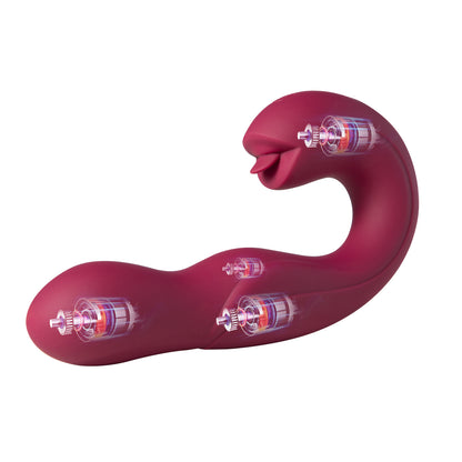 Joi Pro - Remote Control G-Spot and Clit Stimulator - Maroon | 710022363945 | Available at EroticWarehouse.com